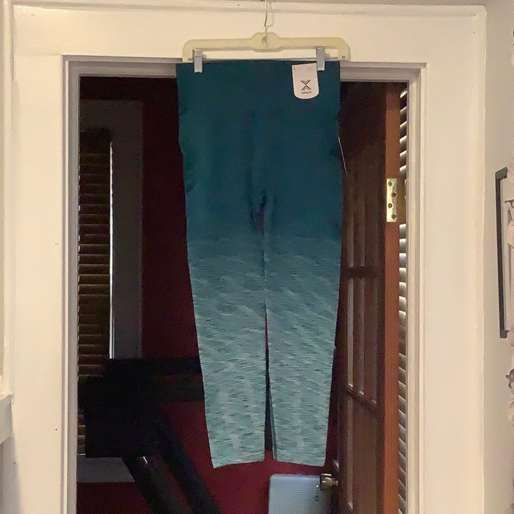 Teal Ombre Leggings